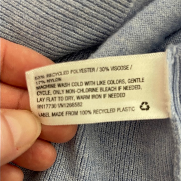 A New Day Light Blue Sweater - Picture 6 of 7